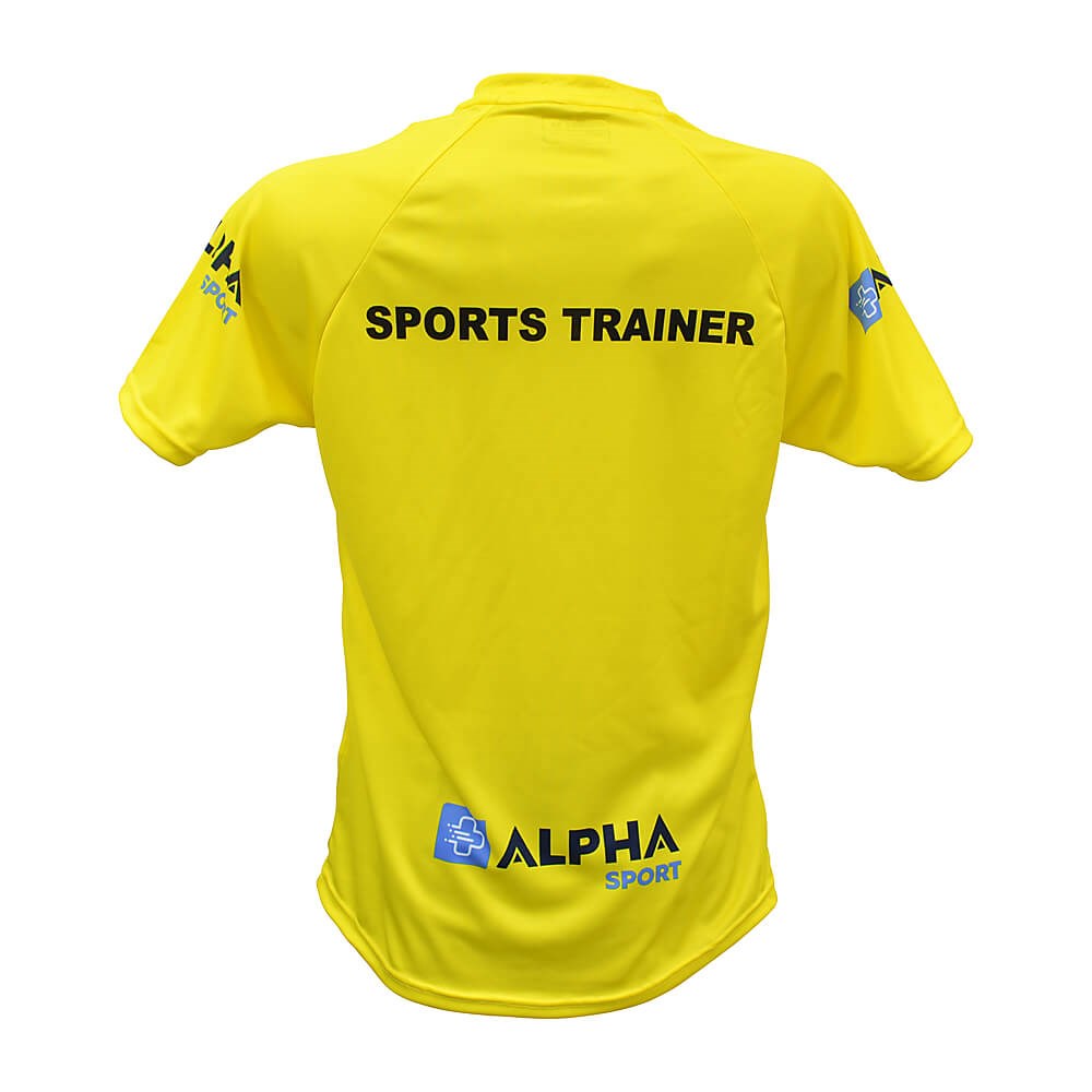 QRL Sports Trainer Shirt Yellow - Alpha Sport