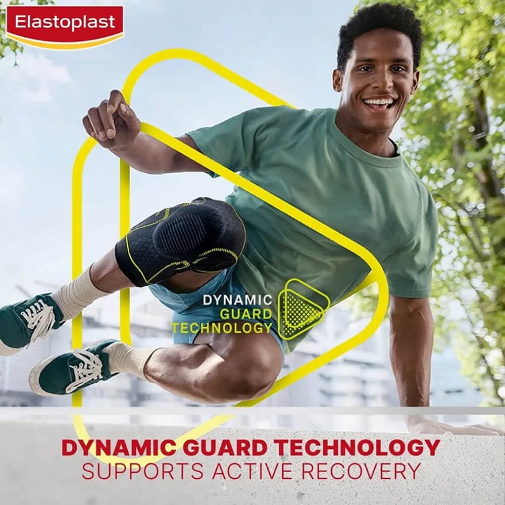 Elastoplast Advanced Ginocchiera Compressiva - Supporto Medio, Tessuto Maglia, Nuova