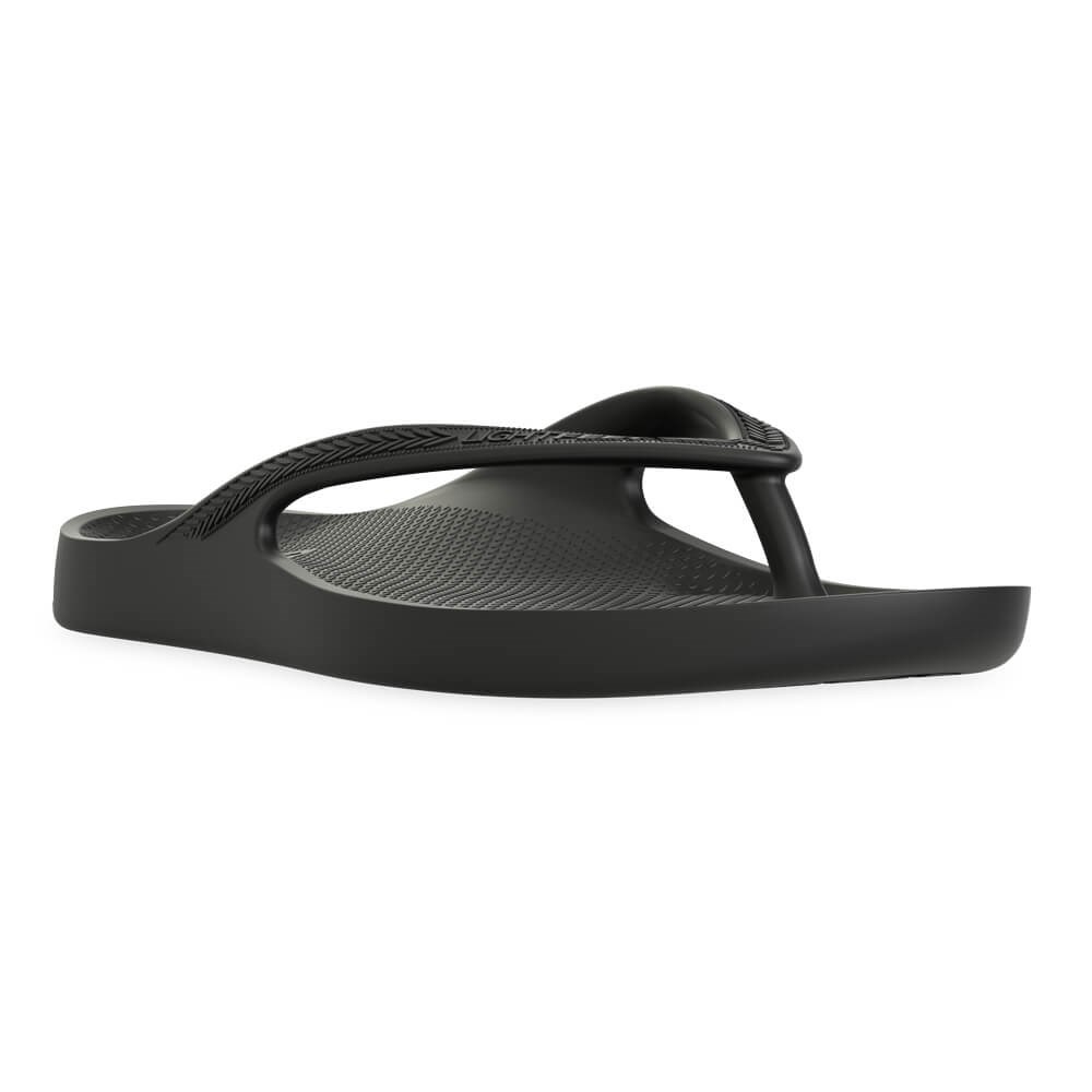 Lightfeet Arch Support Thongs - Black | Australian Design | Shop Online ...