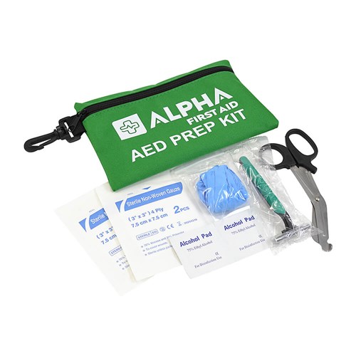 Alpha First Aid AED Shave Pack / Prep Kit