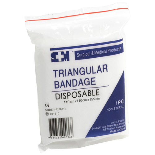 Triangular Bandage Disposable 110 x 110 x 155cm