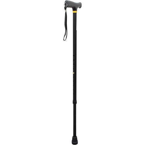 RCN0708BL-t-shape-handle-soft-grip-walking-stick-black-1