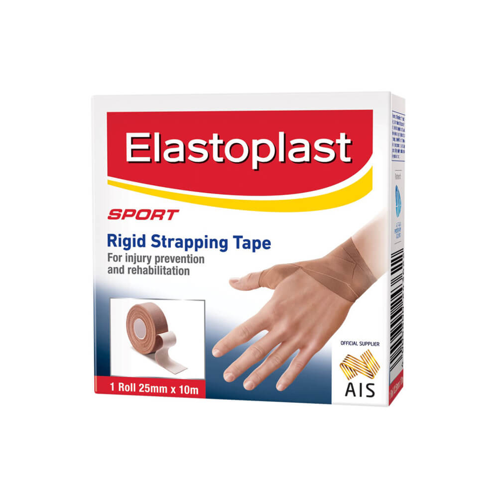 Elastoplast Rigid Strapping Tape 2.5cm x 10m Single Roll Alpha Sport