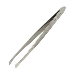 Forcep Splinter Straight Edge 9cm - Stainless Steel