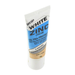 Zinc Cream White Tube 30+ 4hr Water Resistant 50g
