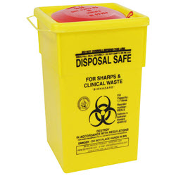 Sharps Container Square 2L 