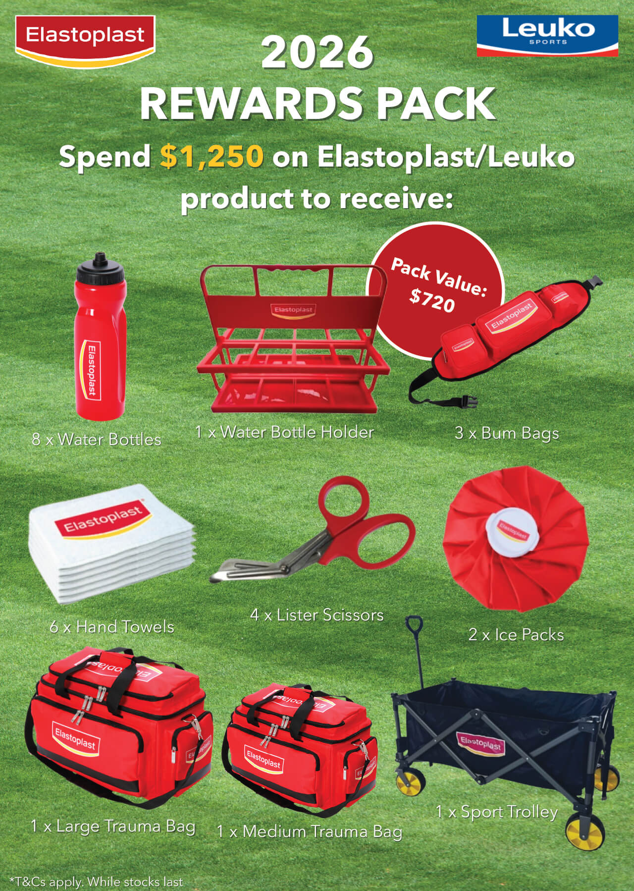 Elastoplast Leuko 2026 Rewards Pack