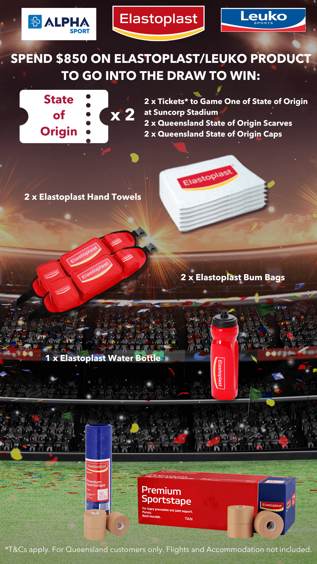 Elastoplast & Leuko Origin Giveaway Horizontal Banner