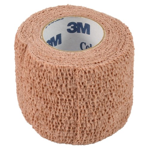 Coban Self-Adherent Bandage Tan 5.0cm x 4.5m Stretched