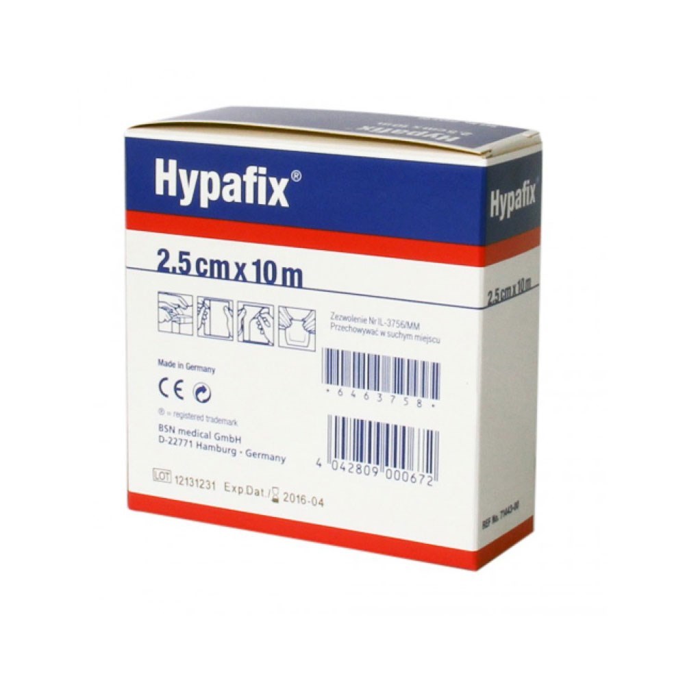 I- HYPAFIX NON-WOVEN ADHESIVE TAPE 2.5CM x 10M LOW ALLERGY