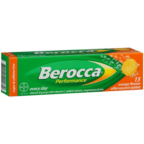 Berocca Performance Effervescent Tablets [15 - Orange]