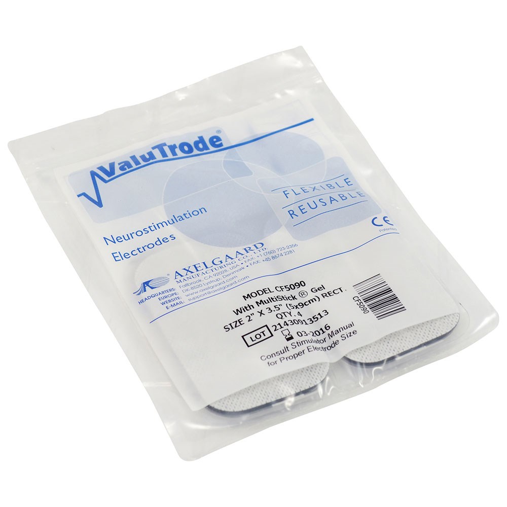 Valutrodes Electrodes 5 x 9cm Rectangle (4)