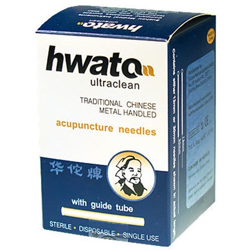 Hwato Acupuncture Needle With Guide Tube (100)
