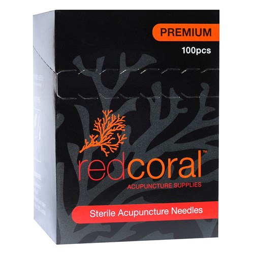 Red Coral Premium Acupuncture Needle (100)