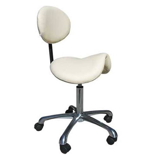 Firm n Fold Backrest Saddle Stool