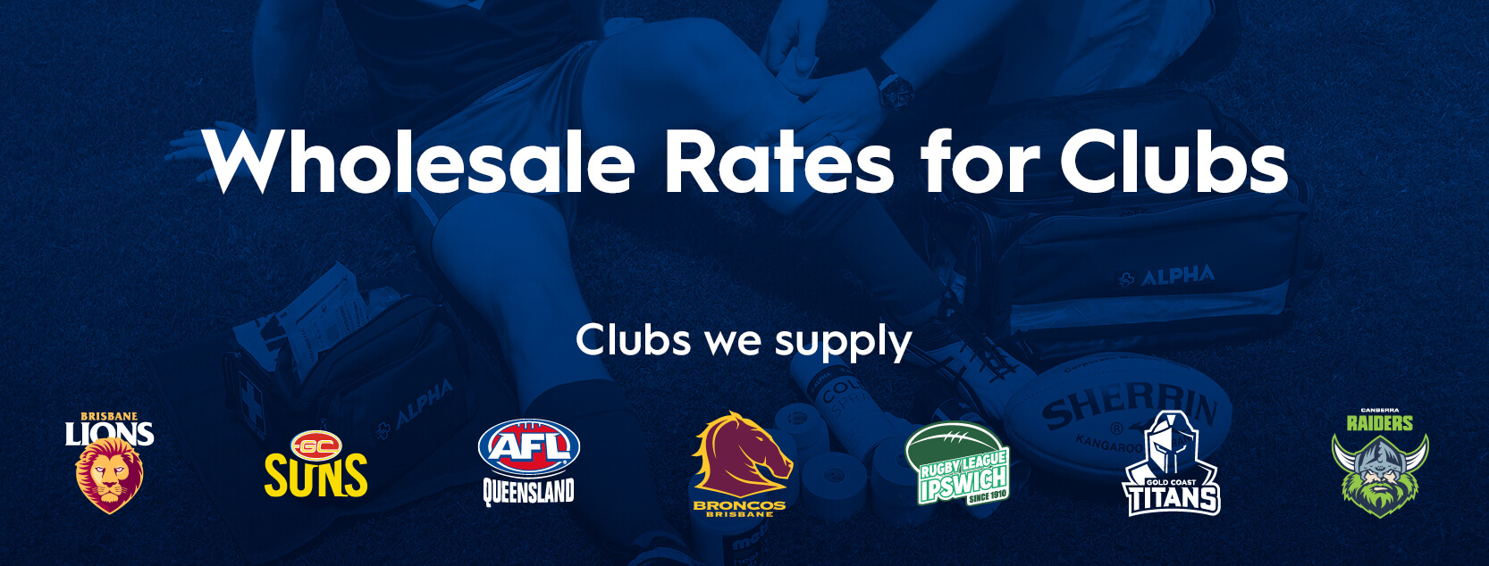 Wholesale Rates for Clubs, Clubs we supply with logos